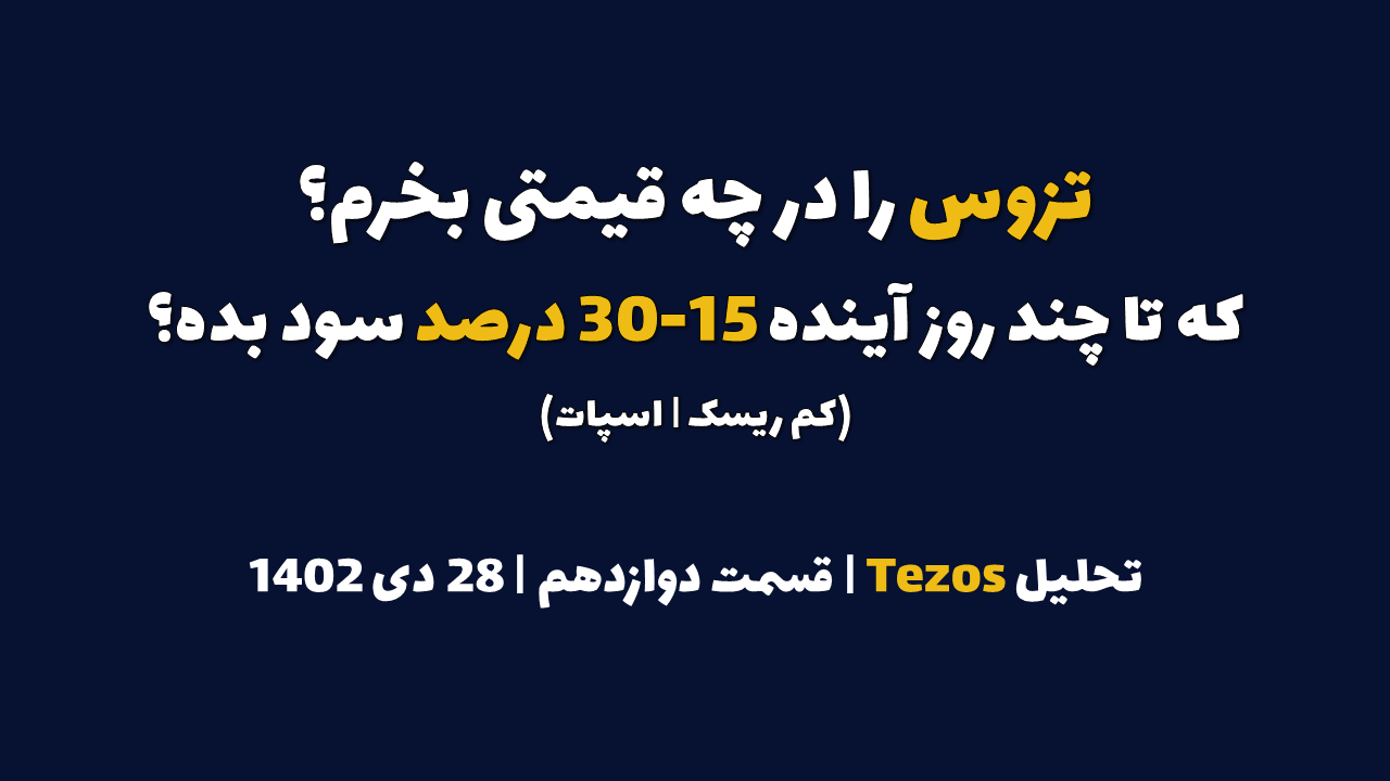 تزوس را در چه قیمتی بخرم که در چند روز آینده 15-30 درصد سود بده؟ | تحلیل تزوس | قسمت دهم | 27 دی ۱۴۰۲